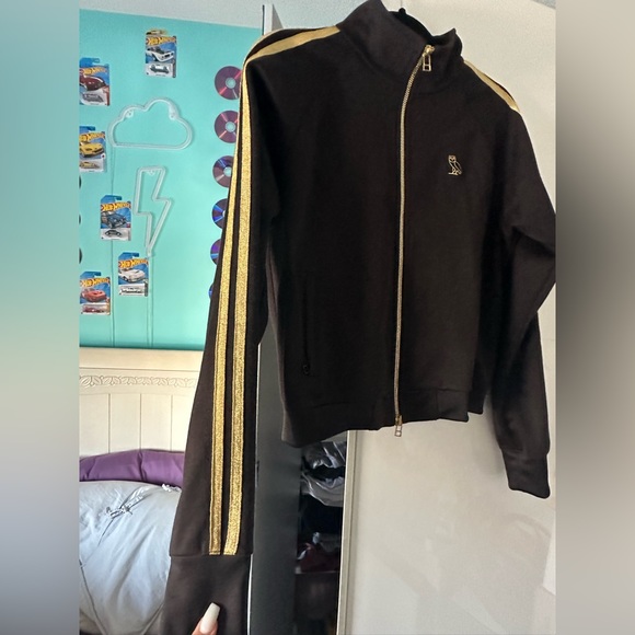 Women’s OVO zip up, size large, fits like a small as it is a cropped zip - Picture 1 of 4
